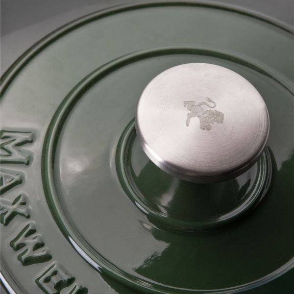סיר יציקת ברזל סדרת Cast Iron 28 ס"מ 6.2 ליטר ירוק