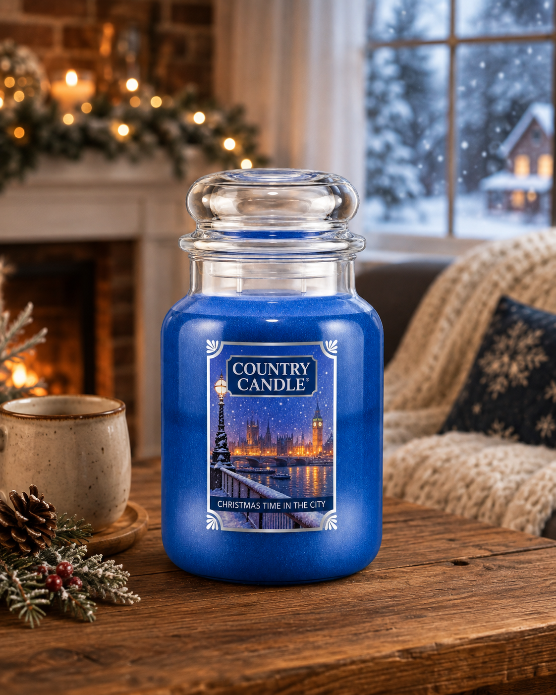 בושם COUNTRY CANDLE - CHRISTMAS TIME IN THE CITY