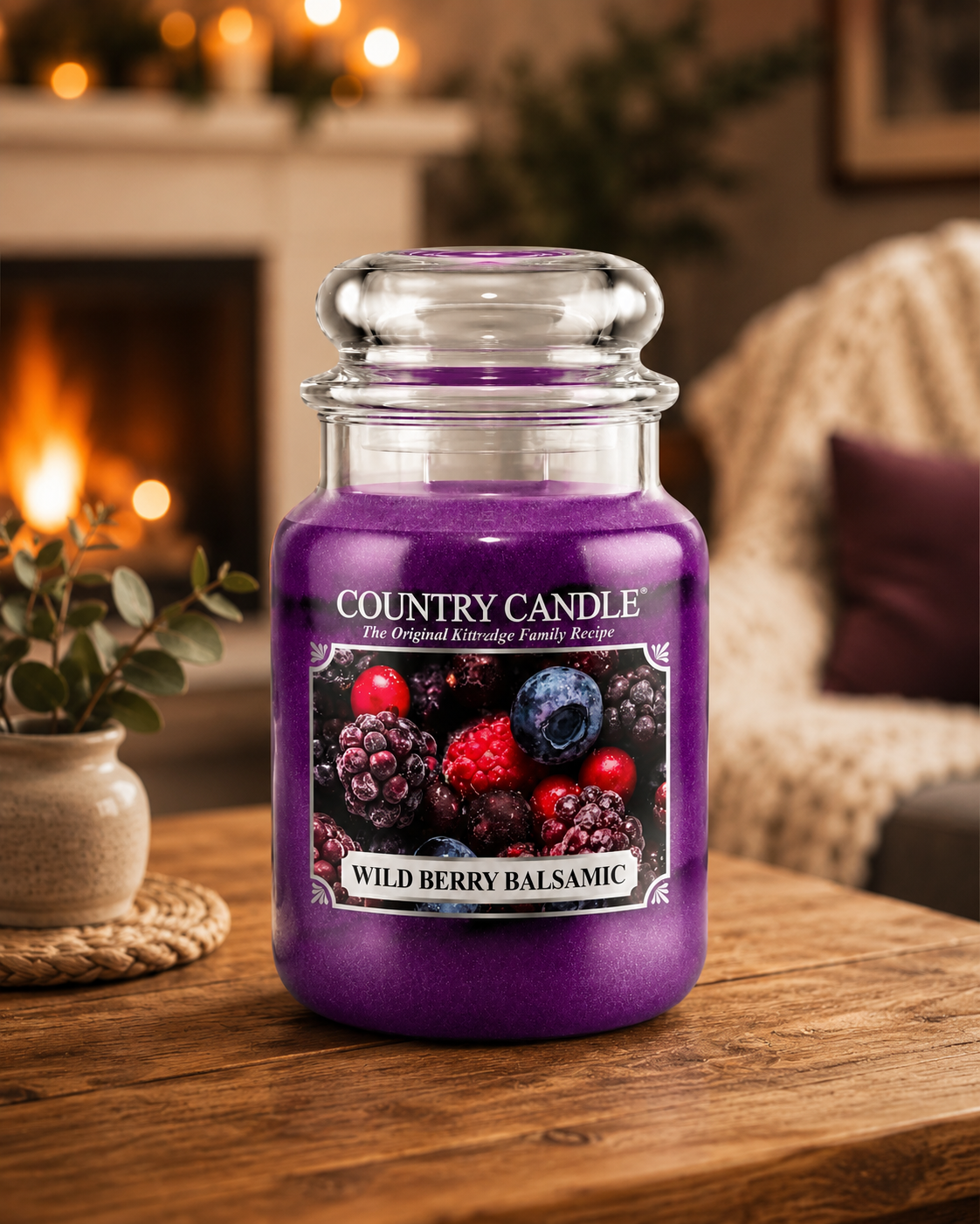 בושם COUNTRY CANDLE - WILD BERRY BALSAMIC