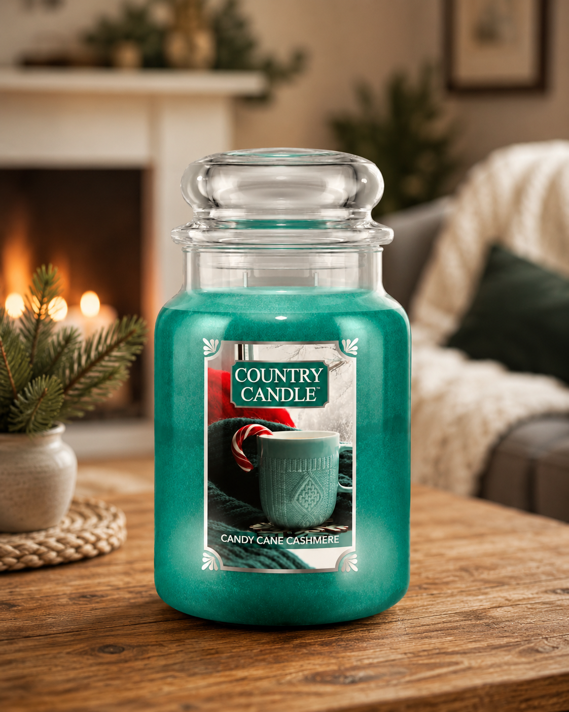 בושם COUNTRY CANDLE - CANDY CANE CASHMERE