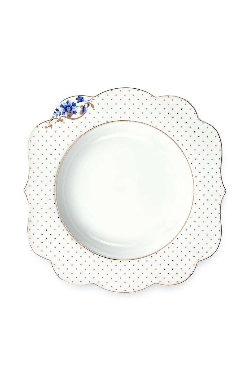 סט 6צלחות מרק Royal white 23.4 ס"מ