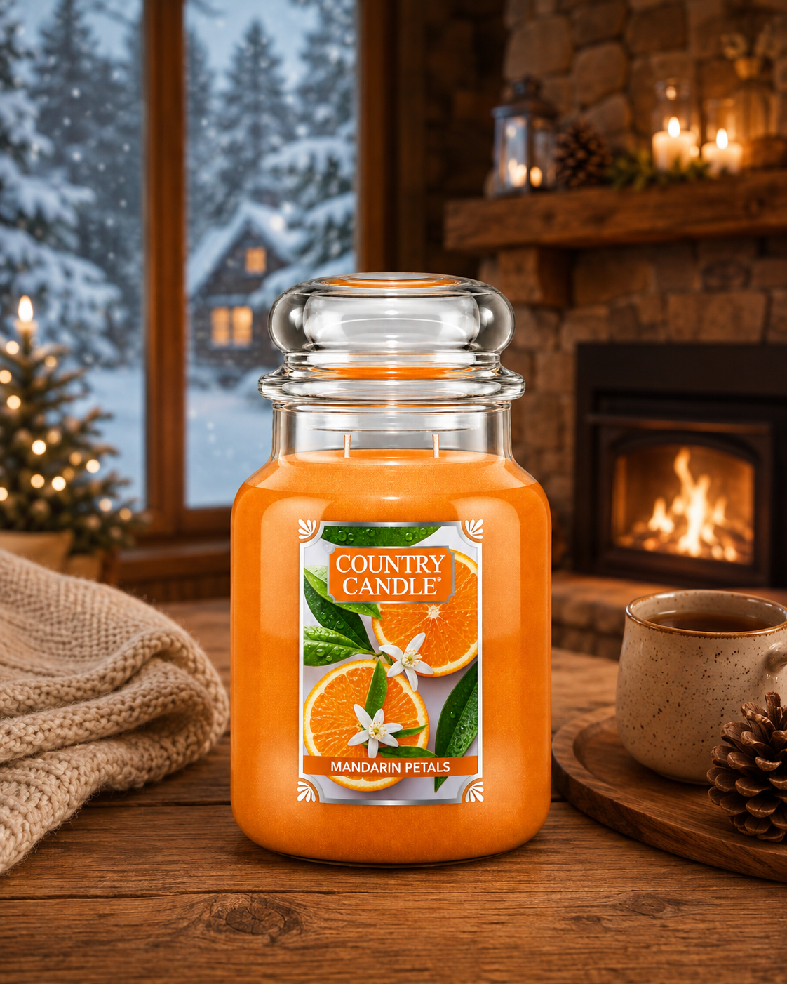בושם COUNTRY CANDLE - MANDARIN PETALS